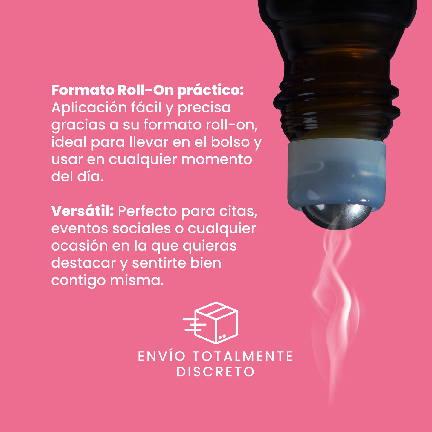 Perfume Attract Esencia Seduction para Mujer Roll-On Sen Íntimo - aplicación roll-on práctica envío discreto