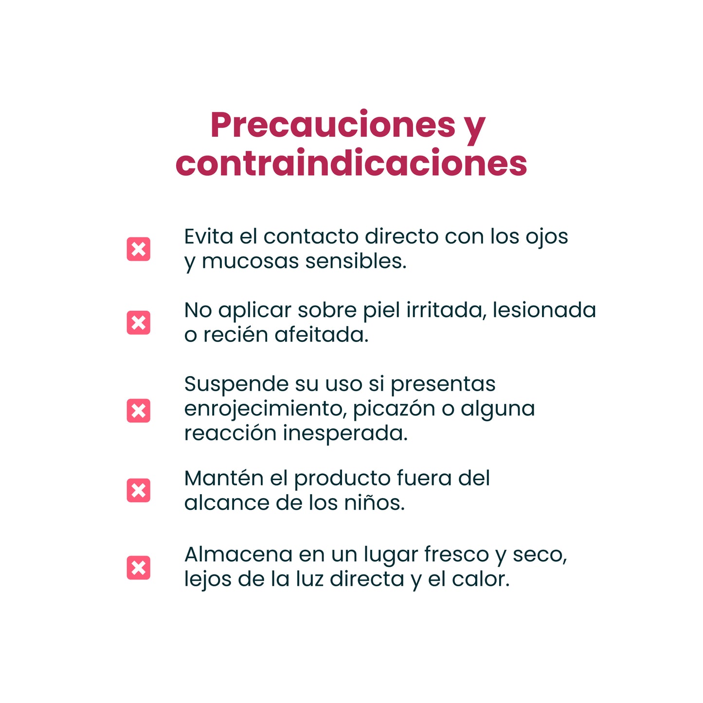 Perfume Attract Concentrado Roll on Sen Íntimo - precauciones y contraindicaciones
