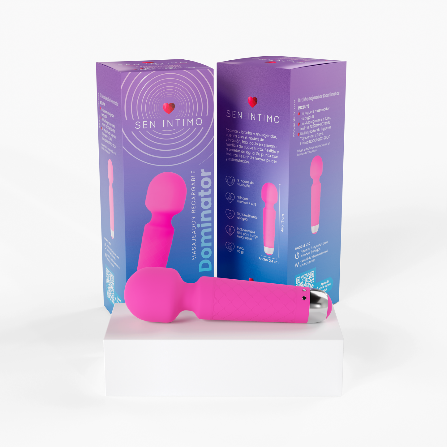 Kit Masajeador Dominator Sen Intimo