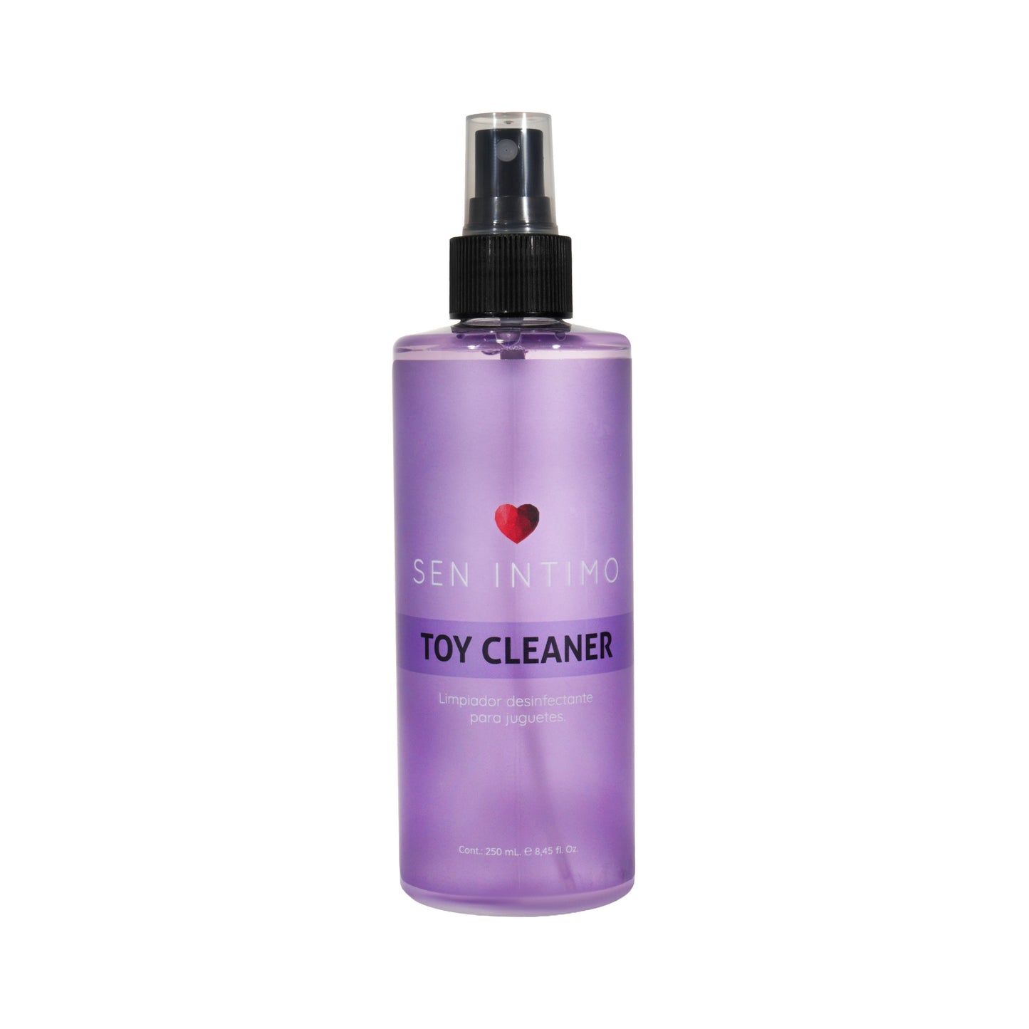 Toy Cleaner X 250ml Sen Íntimo - Elimina el 99.9% de bacterias, uso diario, limpia sin dañar los materiales