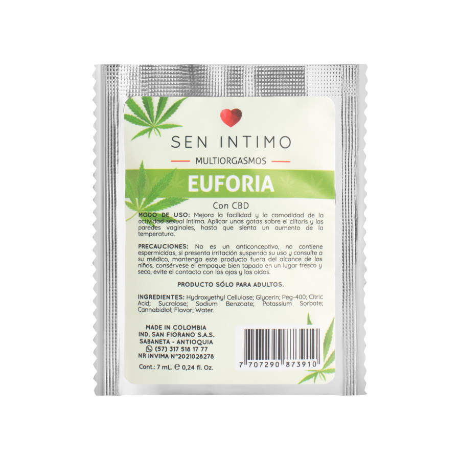 Multiorgasmos Euforia X 7 Ml Sen Intimo