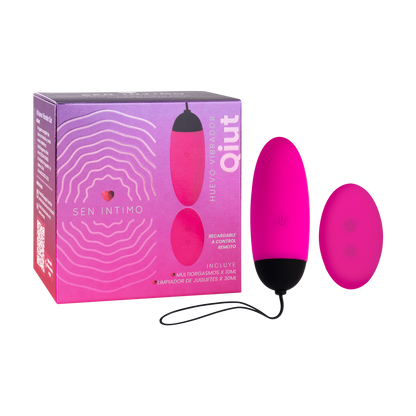 Kit Huevo Vibrador a Control Remoto Qiut Sen Intimo