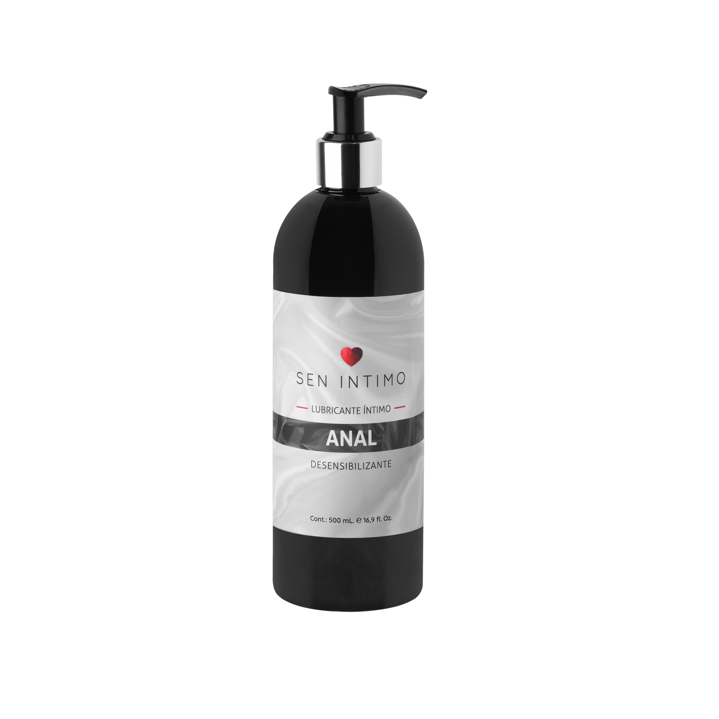 Lubricante Anal Desensibilizante 500ml Sen Íntimo dispensador de bomba