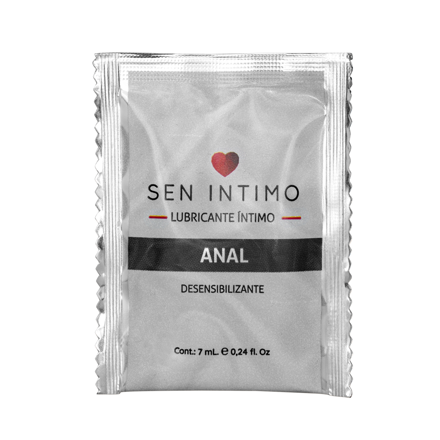 Lubricante Anal Desensibilizante Sen Íntimo sachet 7ml - desensibilizante anal