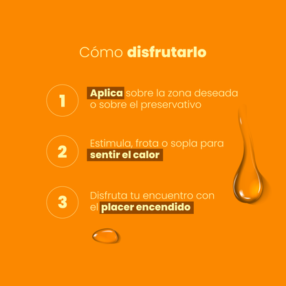Lubricante Íntimo Efecto Caliente Sabor Maracuyá 30 ml | Sen Íntimo