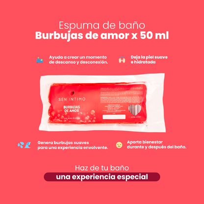Love Bubble Sachet X 50Ml Sen Intimo