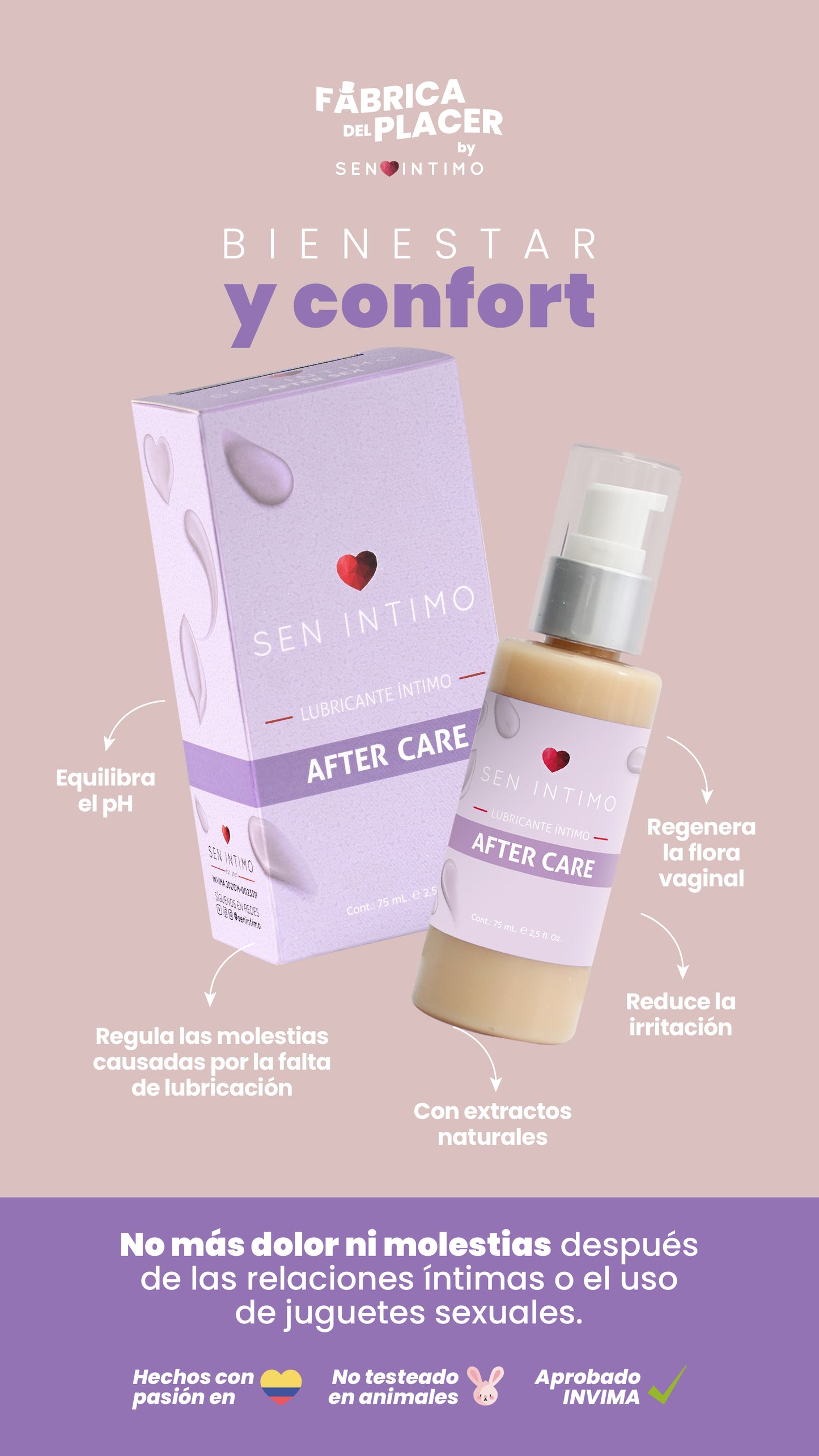 Lubricant After Sex X 75 Ml Sen Intimo