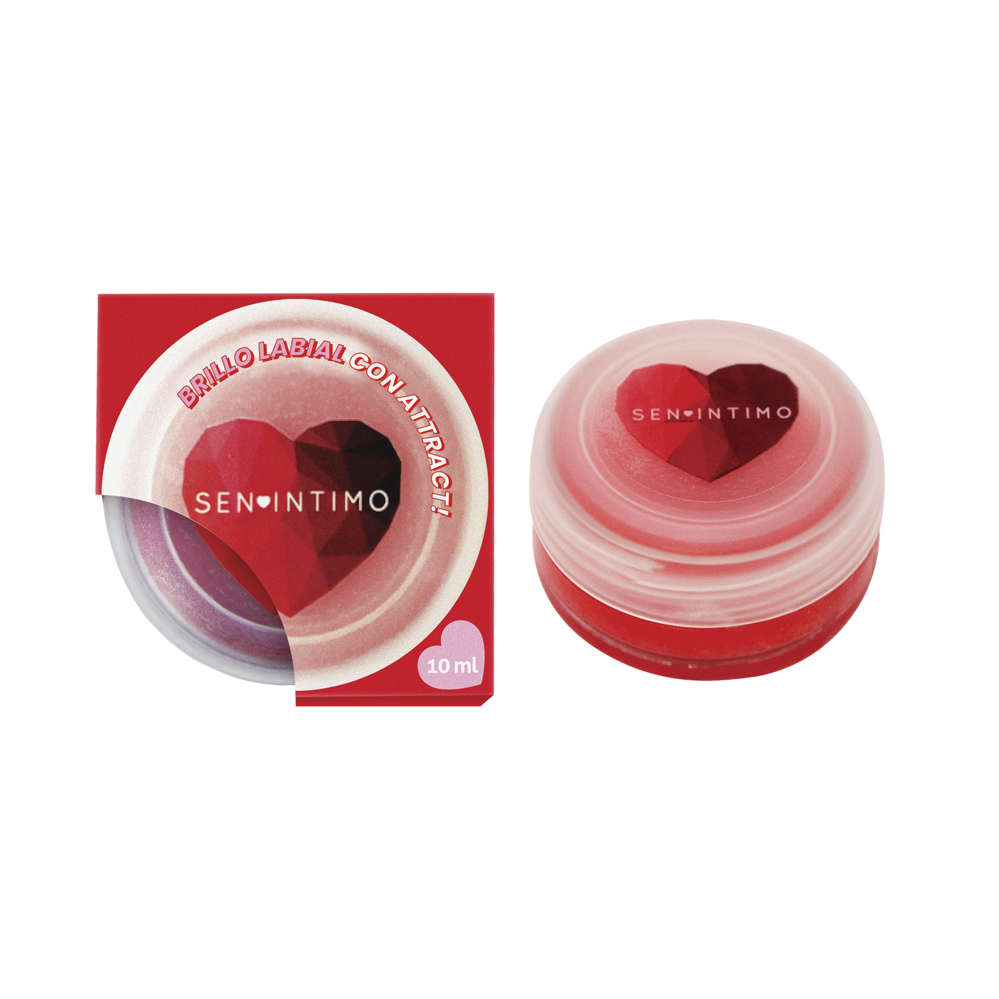 Lip Gloss X 10 Ml Red Fruits Sen Intimo