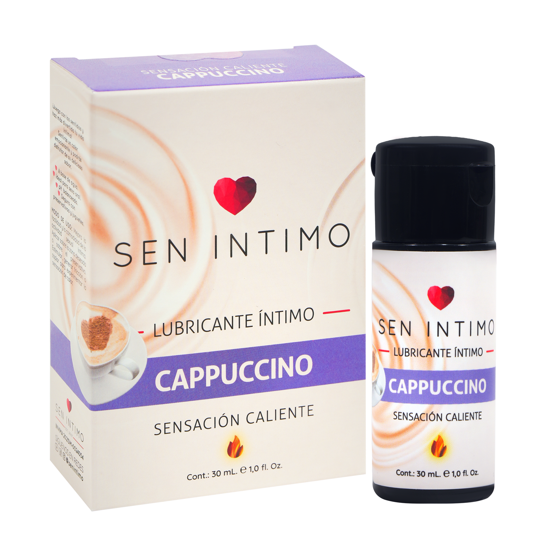 Lubricante Cappuccino con Efecto Caliente: Ms Sabor, Ms Sensacin, Ms Placer senintimo.com Lubricante Cappuccino con Efecto Caliente: Ms Sabor, Ms Sensacin, Ms Placer senintimo.com