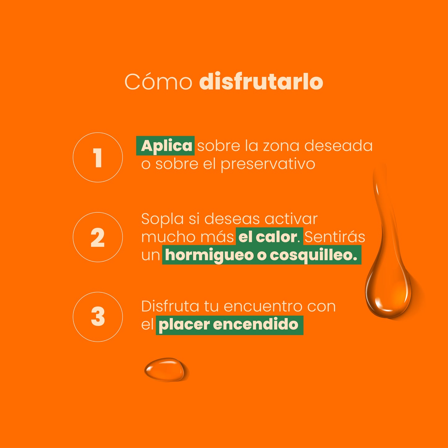 Cómo usar lubricante electrizante mango paso a paso - Sen Íntimo