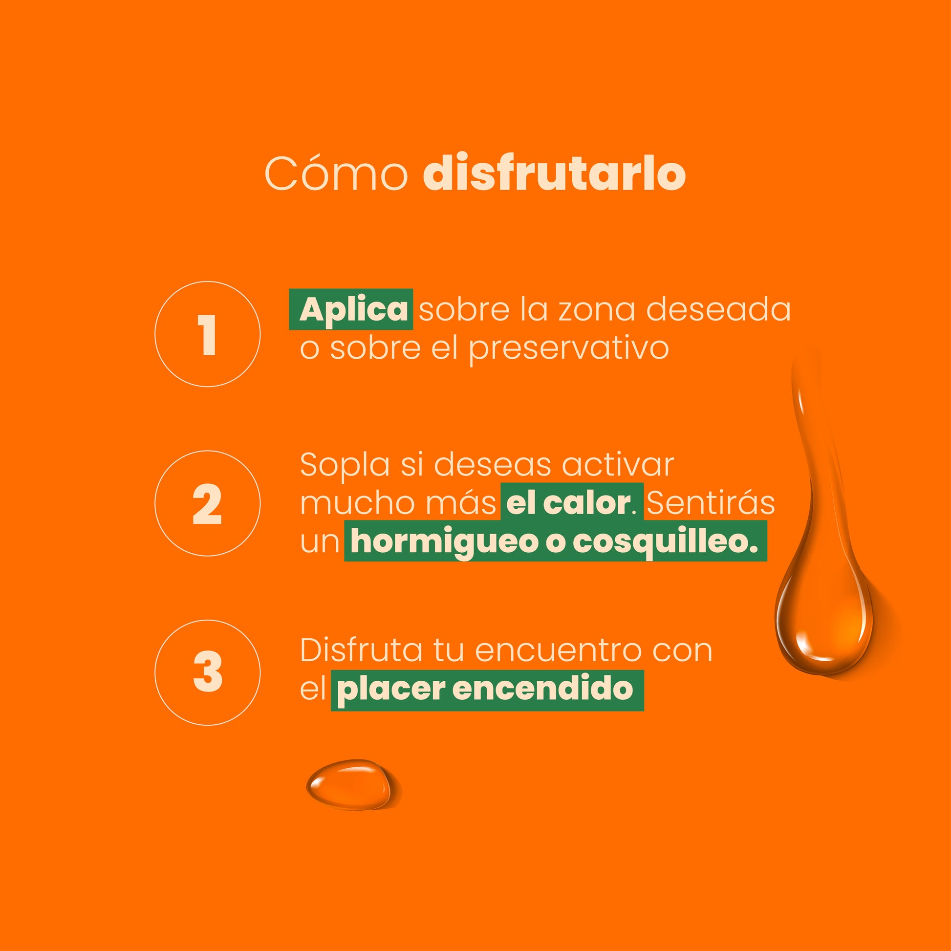 Cómo usar lubricante electrizante mango paso a paso - Sen Íntimo