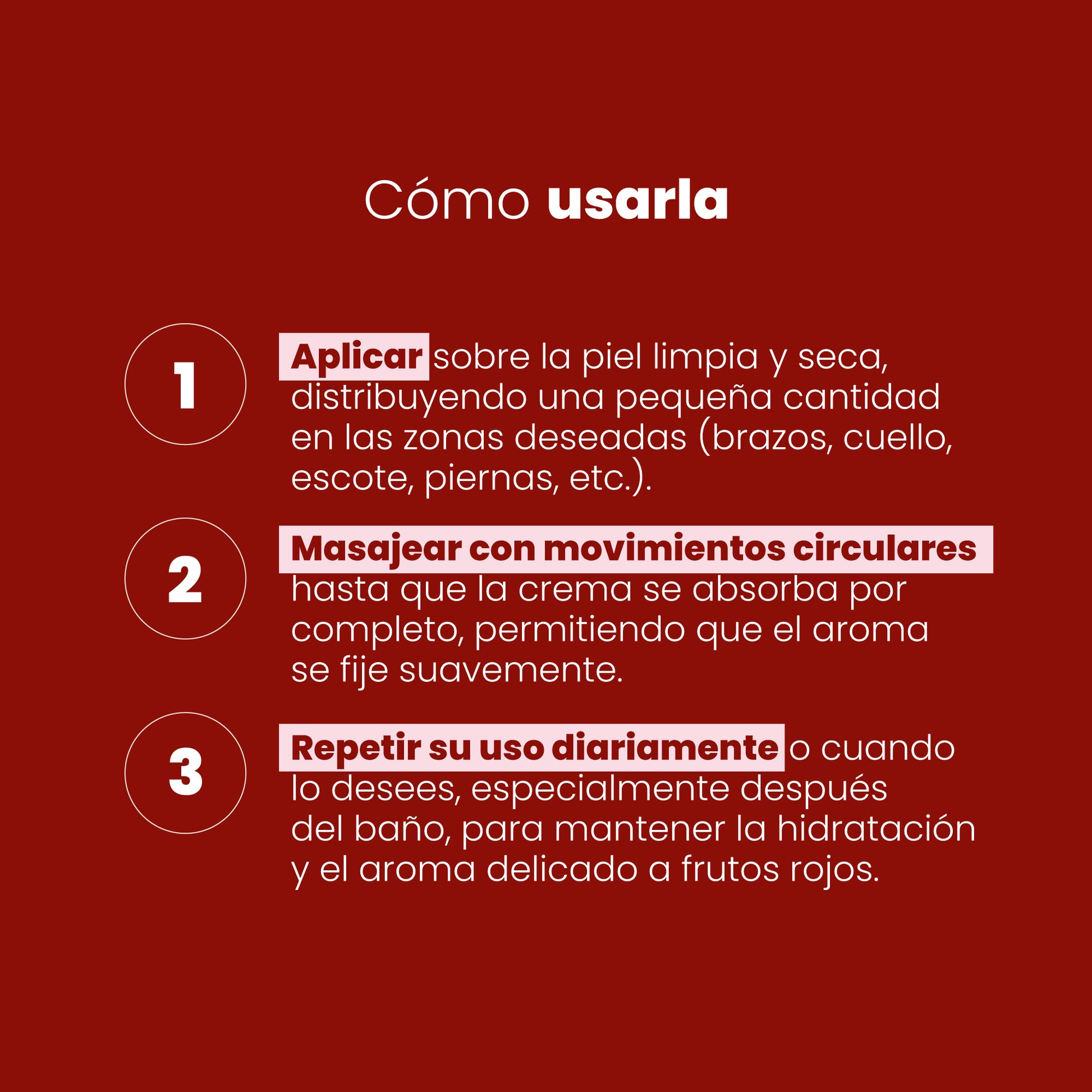 Modo de uso Crema Humectante Sexy con Attract Sen Íntimo: aplicar, masajear y repetir diariamente