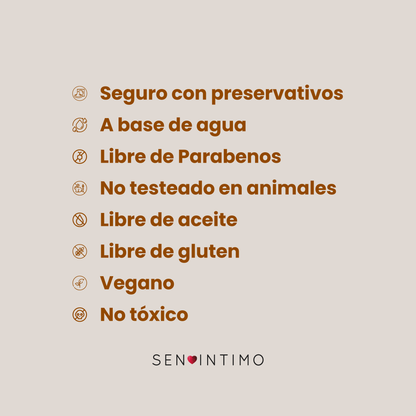 Lubricante Íntimo Efecto Caliente Sabor Maracuyá 30 ml | Sen Íntimo