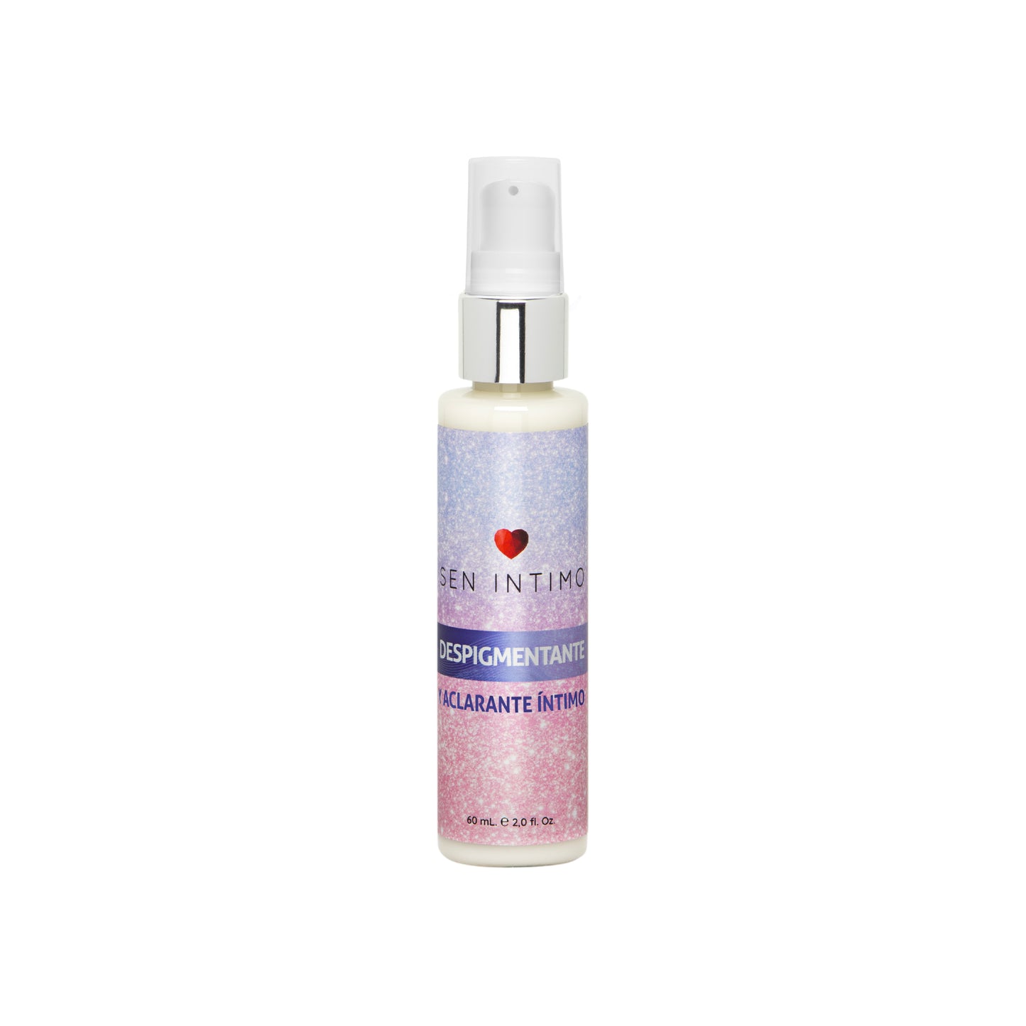 Frasco Despigmentante Aclarante Íntimo Sen Íntimo 60ml dispensador spray