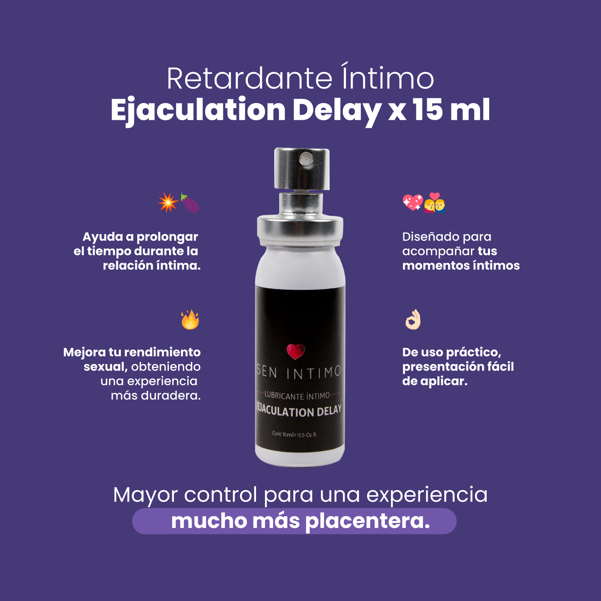 Retardante Ejaculation Delay Sen Intimo: Controla y Prolonga el Placer senintimo.com Retardante Ejaculation Delay Sen Intimo: Controla y Prolonga el Placer senintimo.com