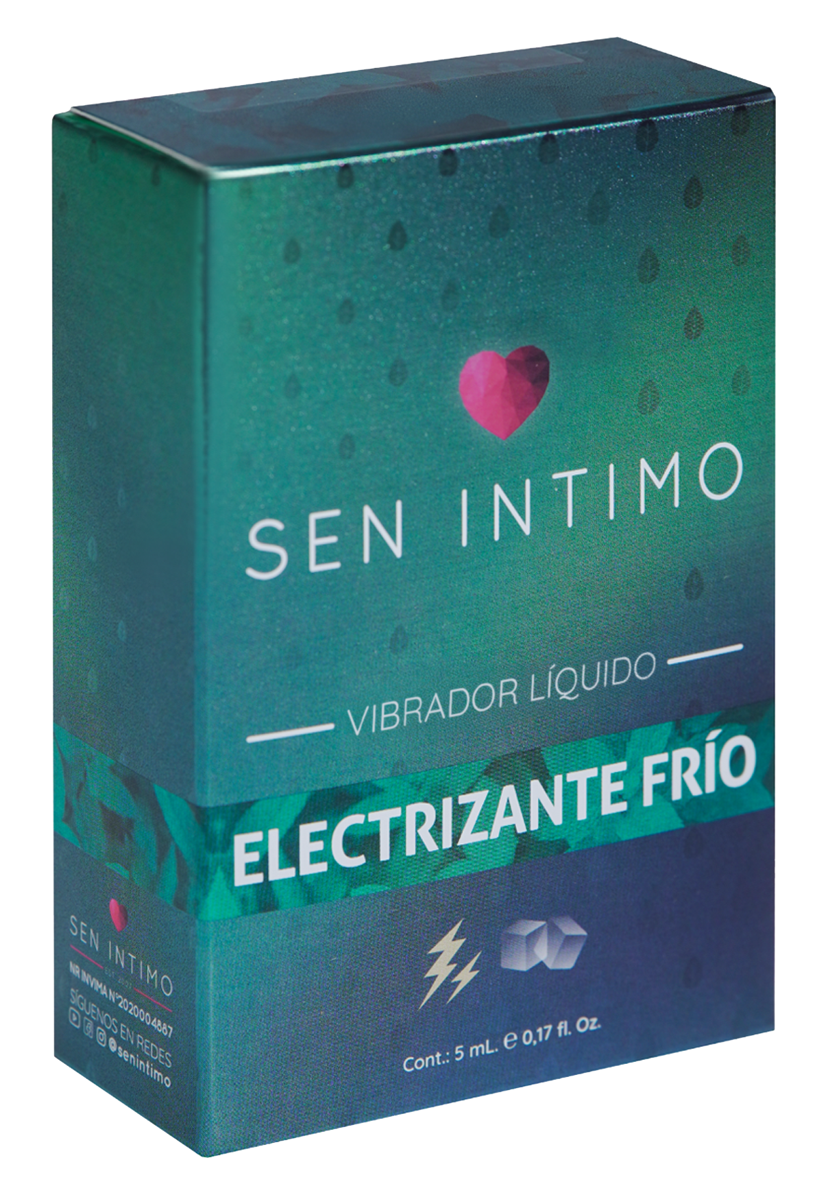 Vibrador Líquido Electrizante Frío X 5 ml
