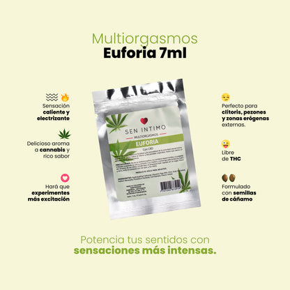Multiorgasms Euphoria X 7 Ml Sen Intimo