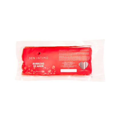 Espuma de Baño Burbujas de Amor 50ml Sen Íntimo - Tarro rojo con tapa, espuma hidratante para bañera