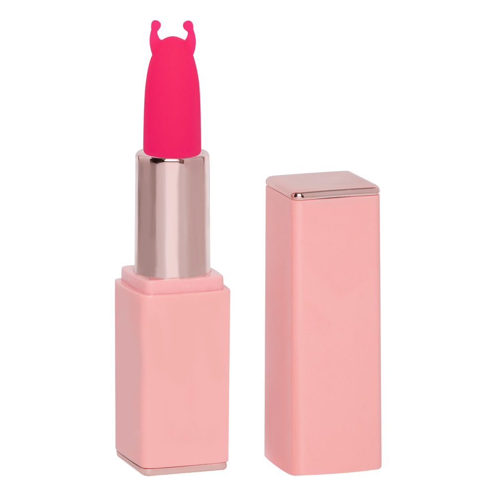 Funda rosada intercambiable para mini vibrador labial Sen Íntimo