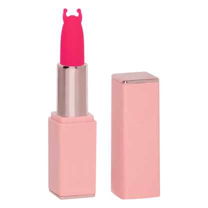 Funda rosada intercambiable para mini vibrador labial Sen Íntimo