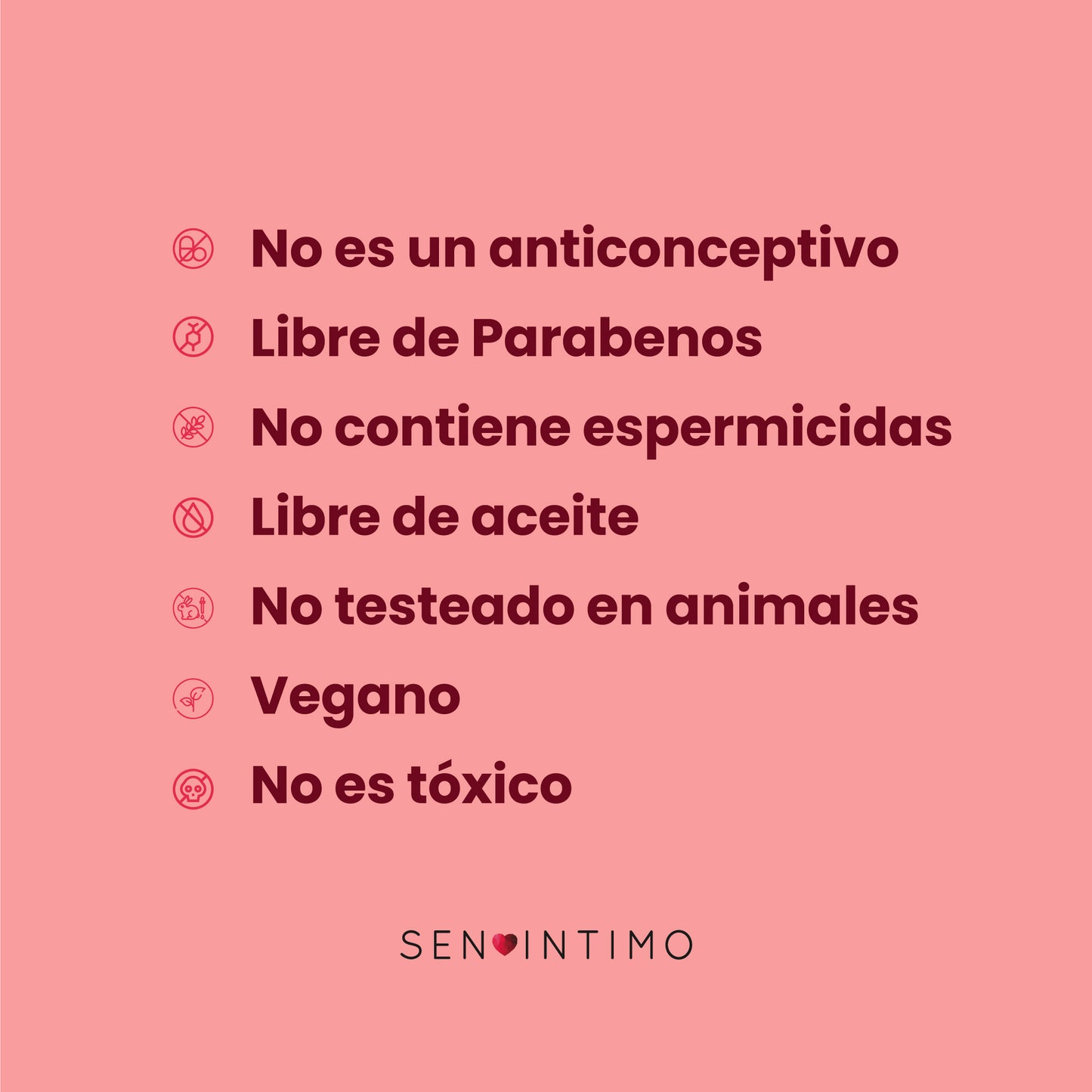 Garganta Profunda vegano libre parabenos no tóxico - Sen Íntimo