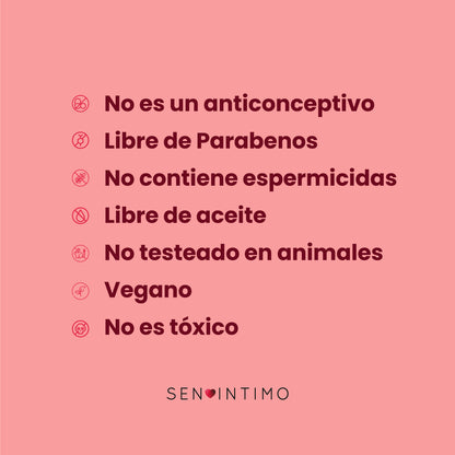Garganta Profunda vegano libre parabenos no tóxico - Sen Íntimo