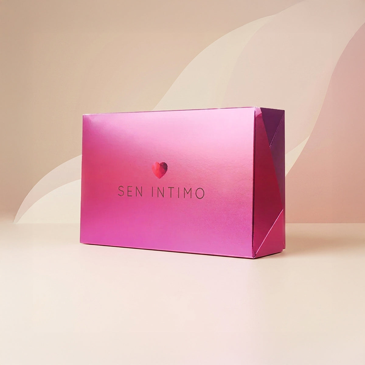 Caja de Regalo Rosada Metálica - Sen Íntimo