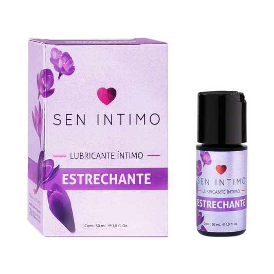 Lubricante Íntimo Estrechante 30ml Sen Íntimo - caja y frasco, uso íntimo femenino