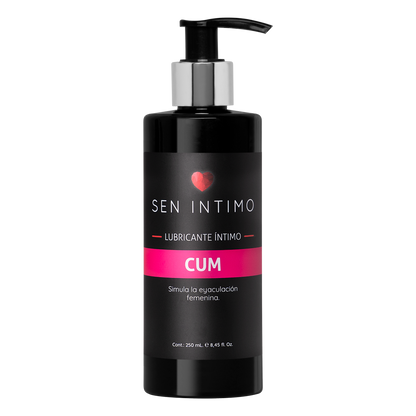 Lubricante Íntimo CUM Sen Íntimo 250ml dispensador de bomba - simula eyaculación femenina