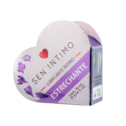 Lubricante Estrechante Corazón 10ml Sen Íntimo - aumenta fricción y contacto, uso íntimo femenino