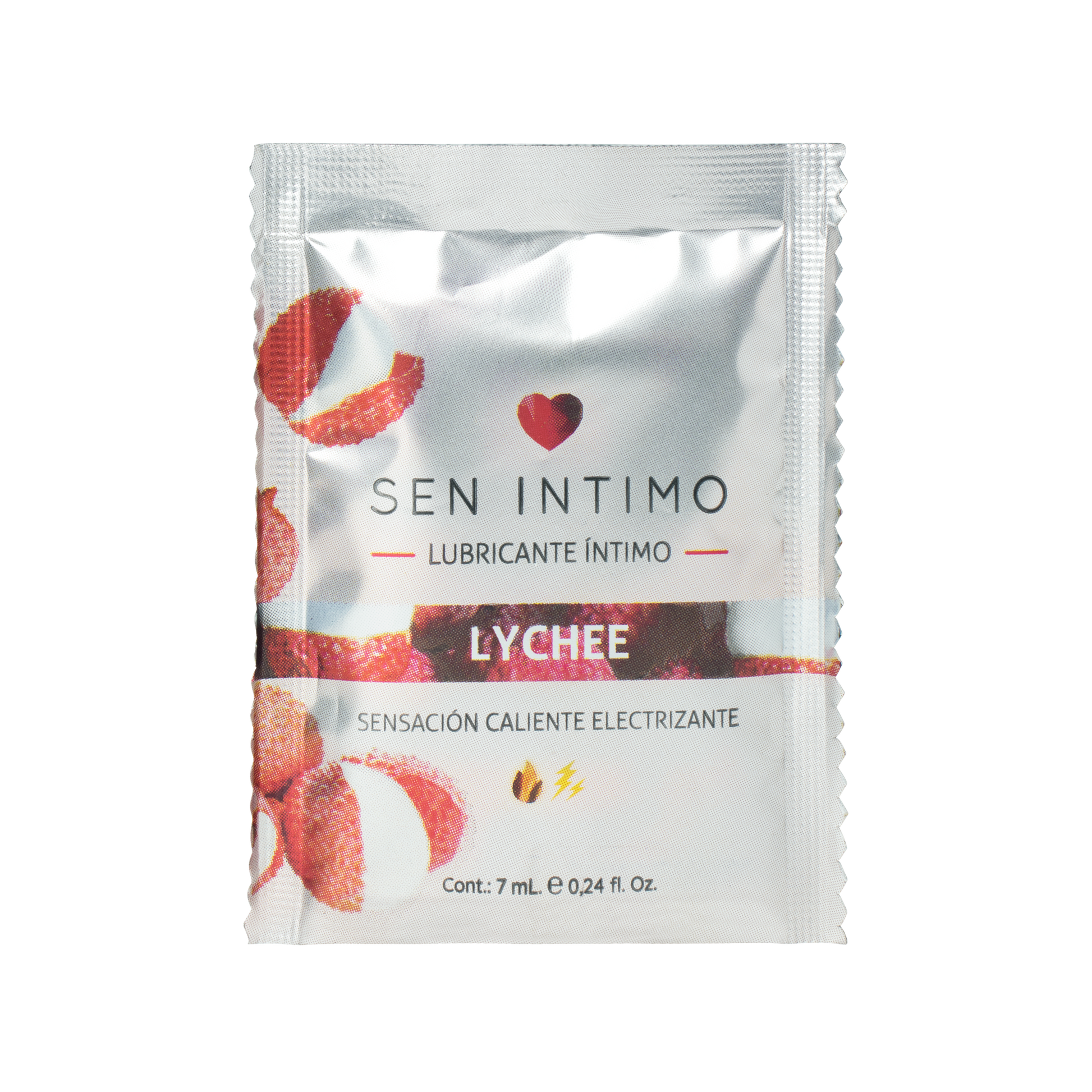 Lubricante Electrizante Lychee Sachet 7ml - Sen Íntimo