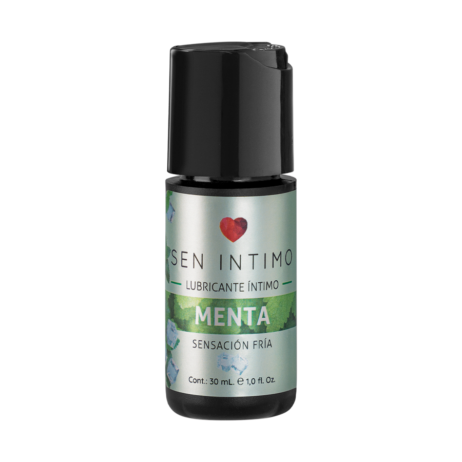 Lubricante Íntimo de Menta 30ml Sen Íntimo - botella con dispensador