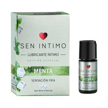 Lubricante Íntimo de Menta Sen Íntimo - presentación caja edición especial 30ml