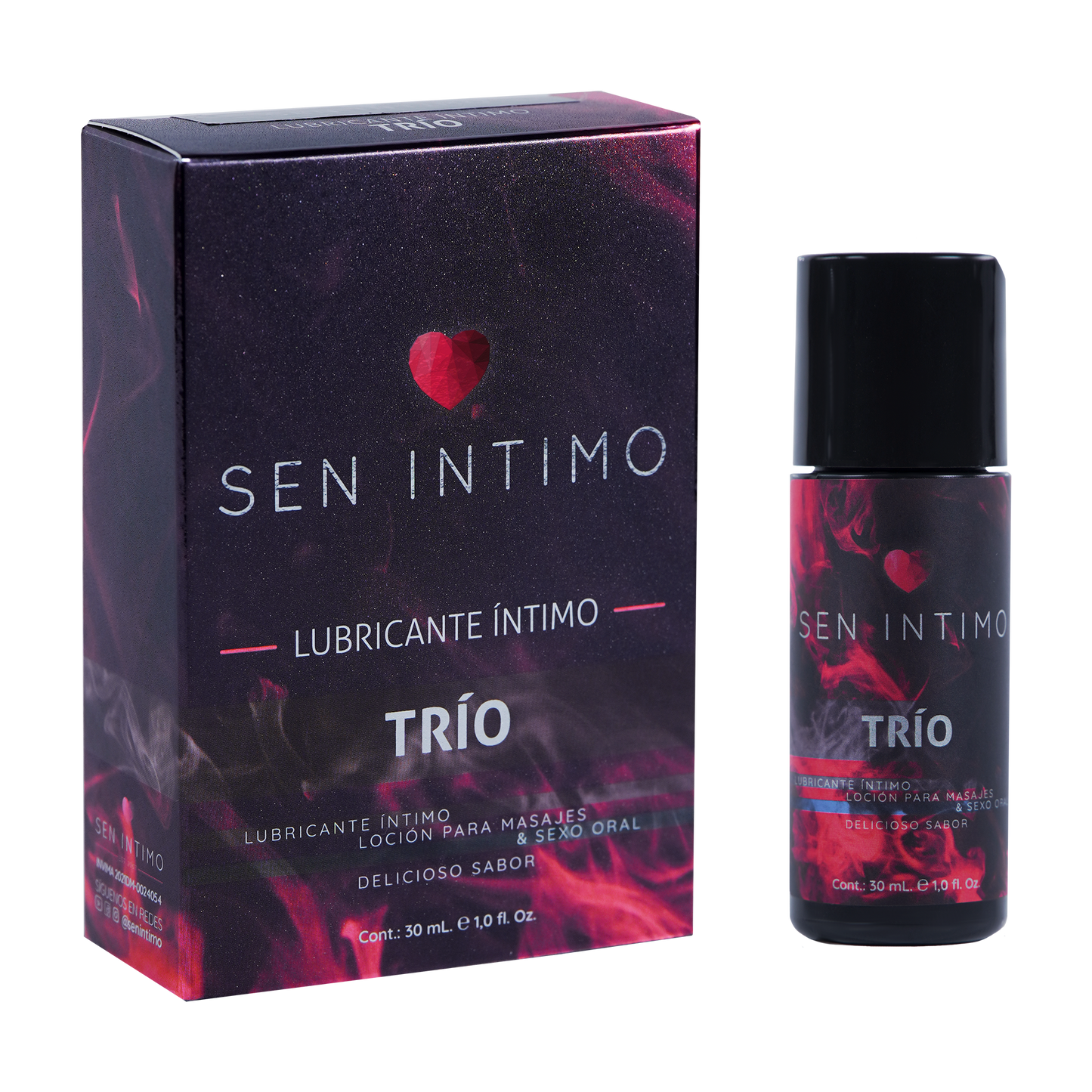Lubricante Trio Placer 30ml Sen Íntimo