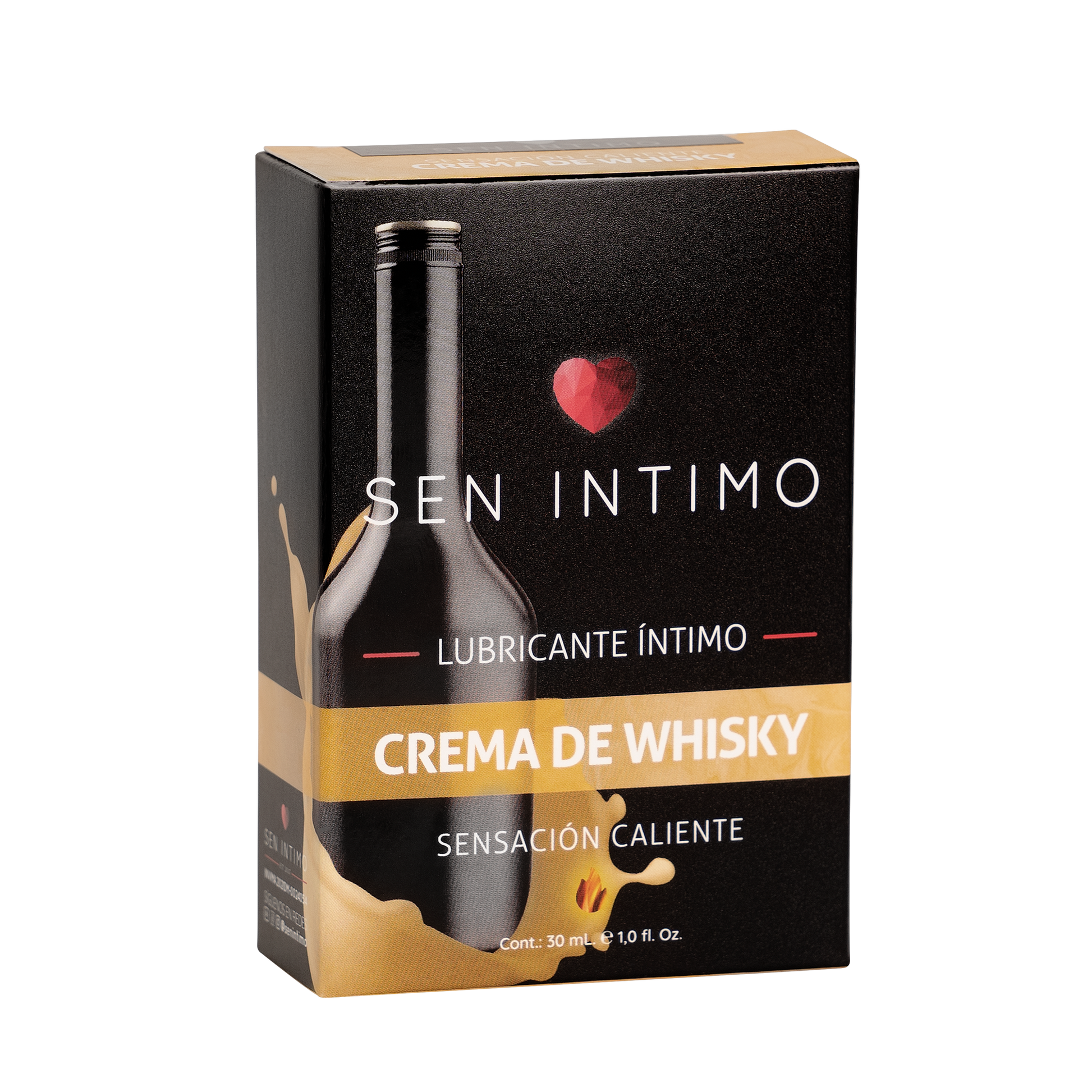 Lubricante caliente crema de whisky Sen Íntimo
