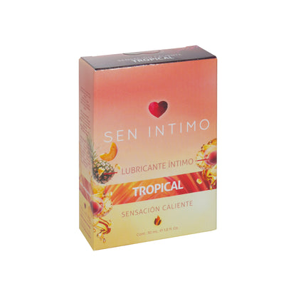Lubricante caliente tropical Sen Íntimo - caja presentación frontal 30ml