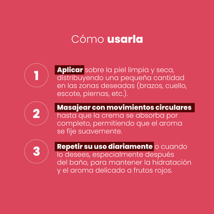 Crema Humectante Forever con Attract Sen Íntimo - cómo usarla 3 pasos aplicar masajear repetir diariamente después del baño