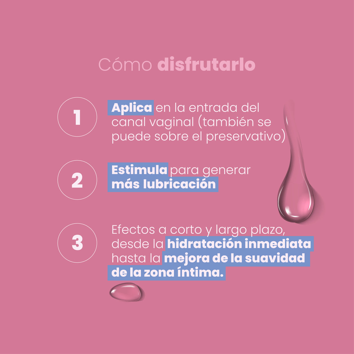 Cómo usar el Lubricante Íntimo Neutro con Ácido Hialurónico Sen Íntimo - aplica estimula hidrata