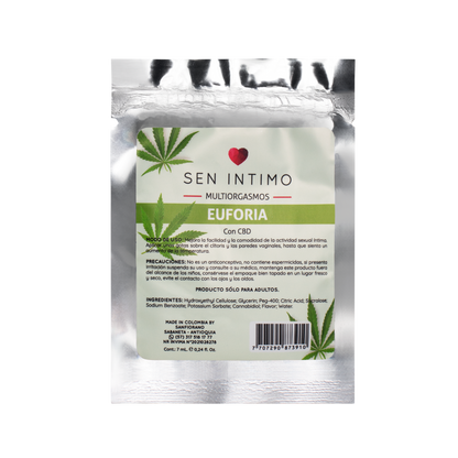 Multiorgasmos Euforia Sen Íntimo - sachet lubricante íntimo