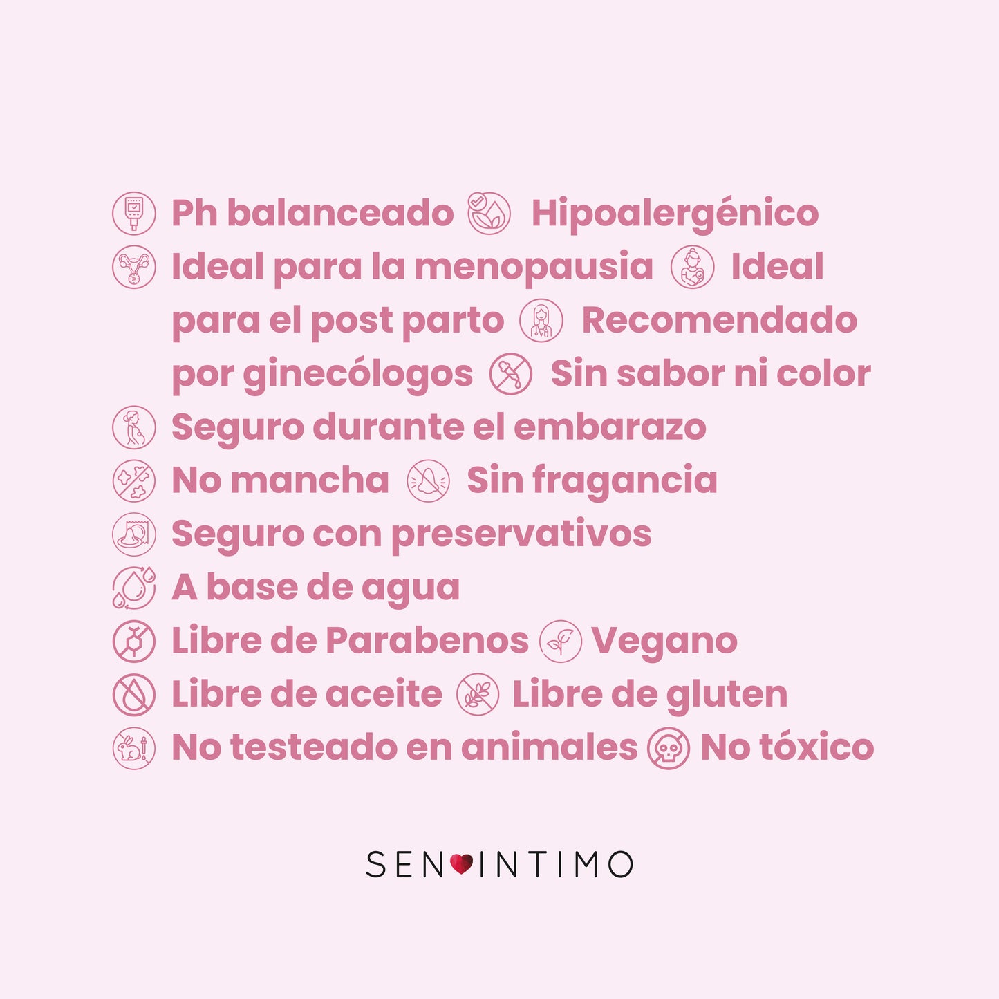 Lubricante íntimo neutro con ácido hialurónico y aloe vera 500ml - Senintimo