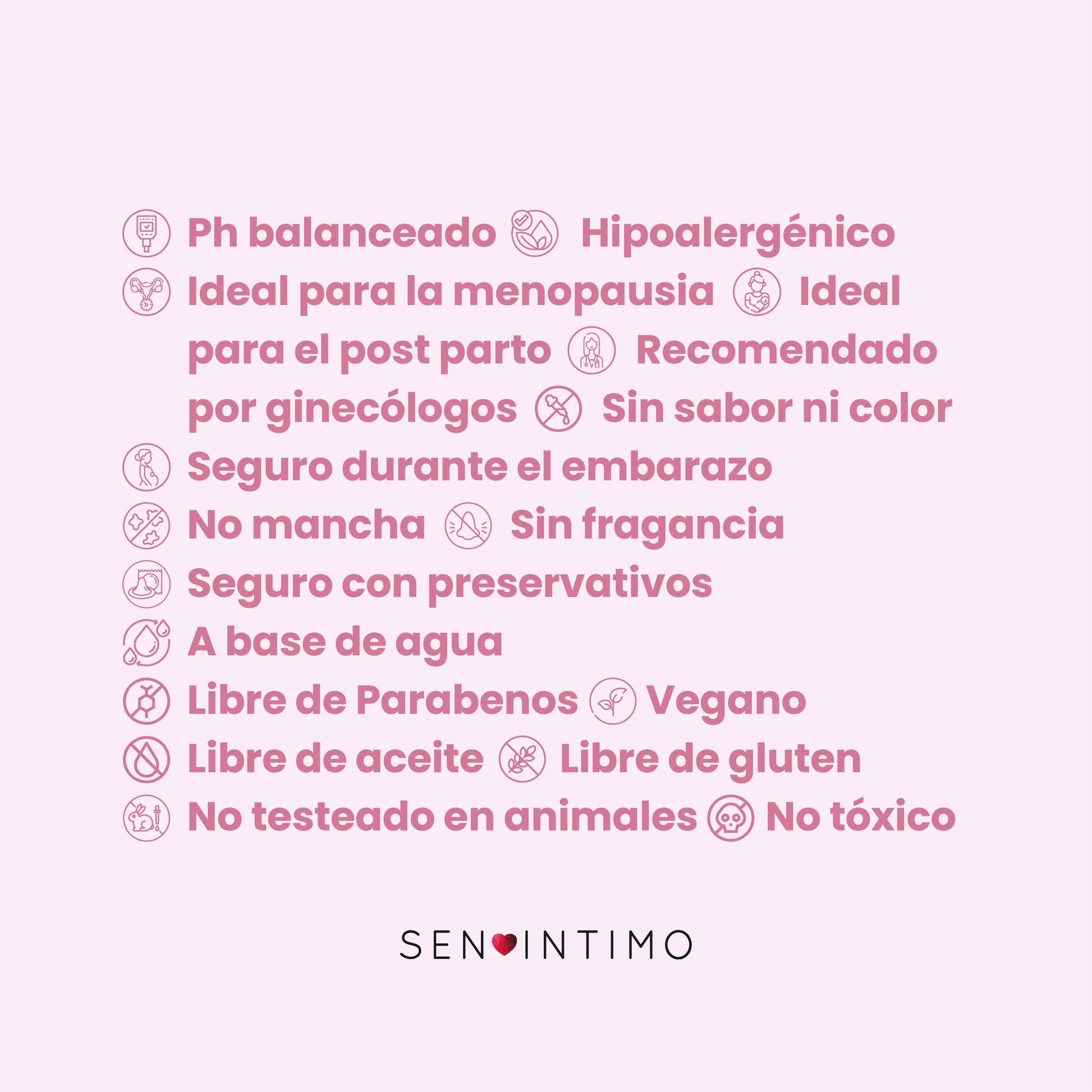 Lubricante íntimo neutro con ácido hialurónico y aloe vera 500ml - Senintimo