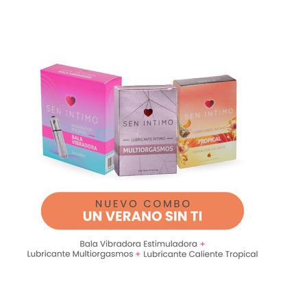 Combo Un Verano Sin Ti | Bala Vibradora + Multiorgasmos + Tropical