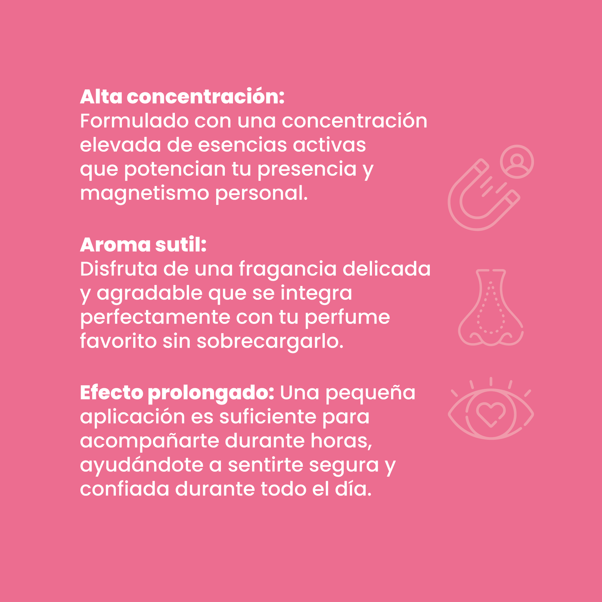 Perfume Attract Esencia Seduction para Mujer Roll-On Sen Íntimo - alta concentración aroma sutil efecto prolongado