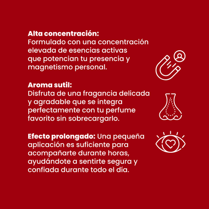 Perfume Attract Esencia Forever para Mujer Roll-On Sen Íntimo - alta concentración aroma sutil efecto prolongado