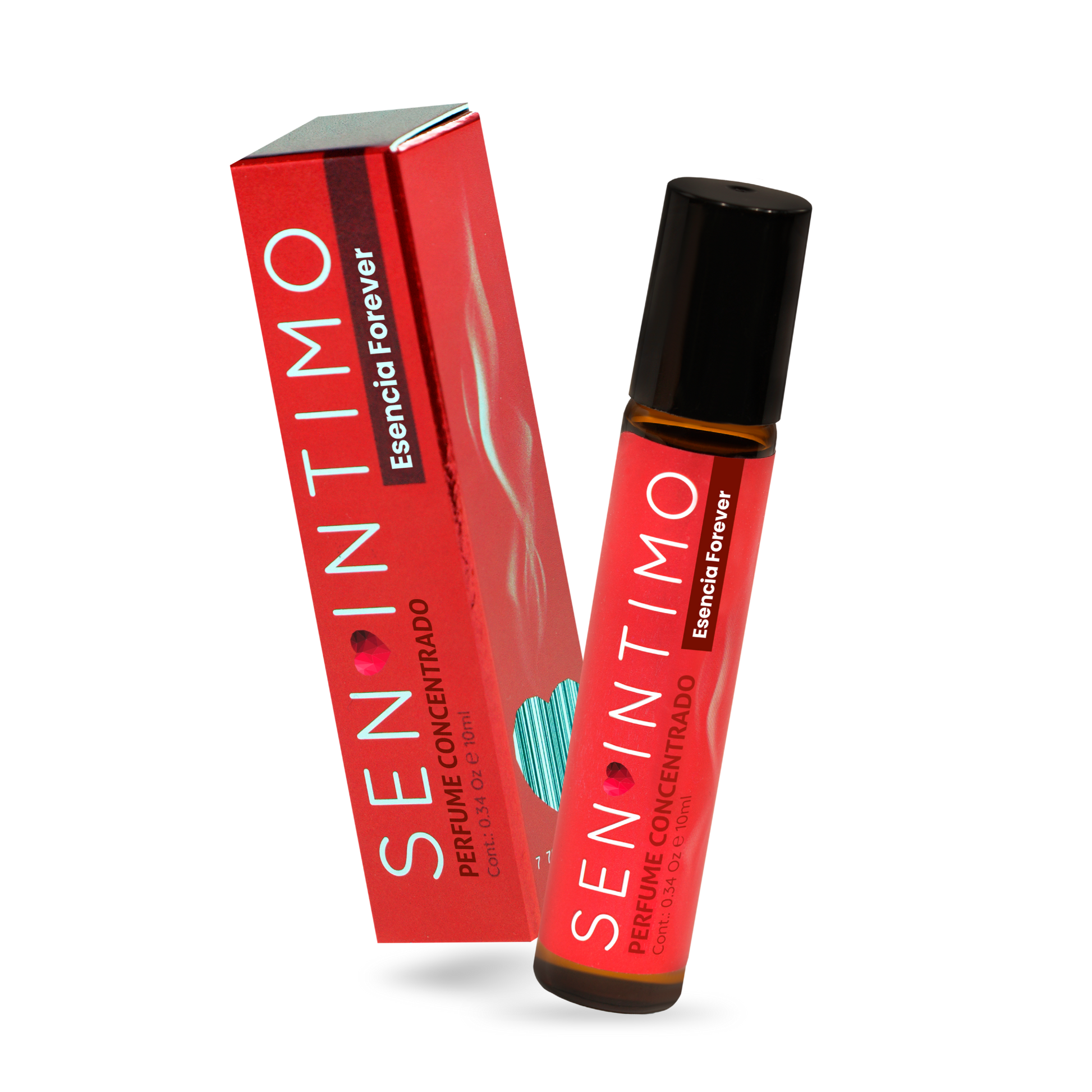 Perfume Attract Esencia Forever para Mujer Roll-On Sen Íntimo - Caja y envase