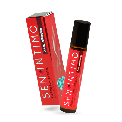 Perfume Attract Esencia Forever para Mujer Roll-On Sen Íntimo - Caja y envase