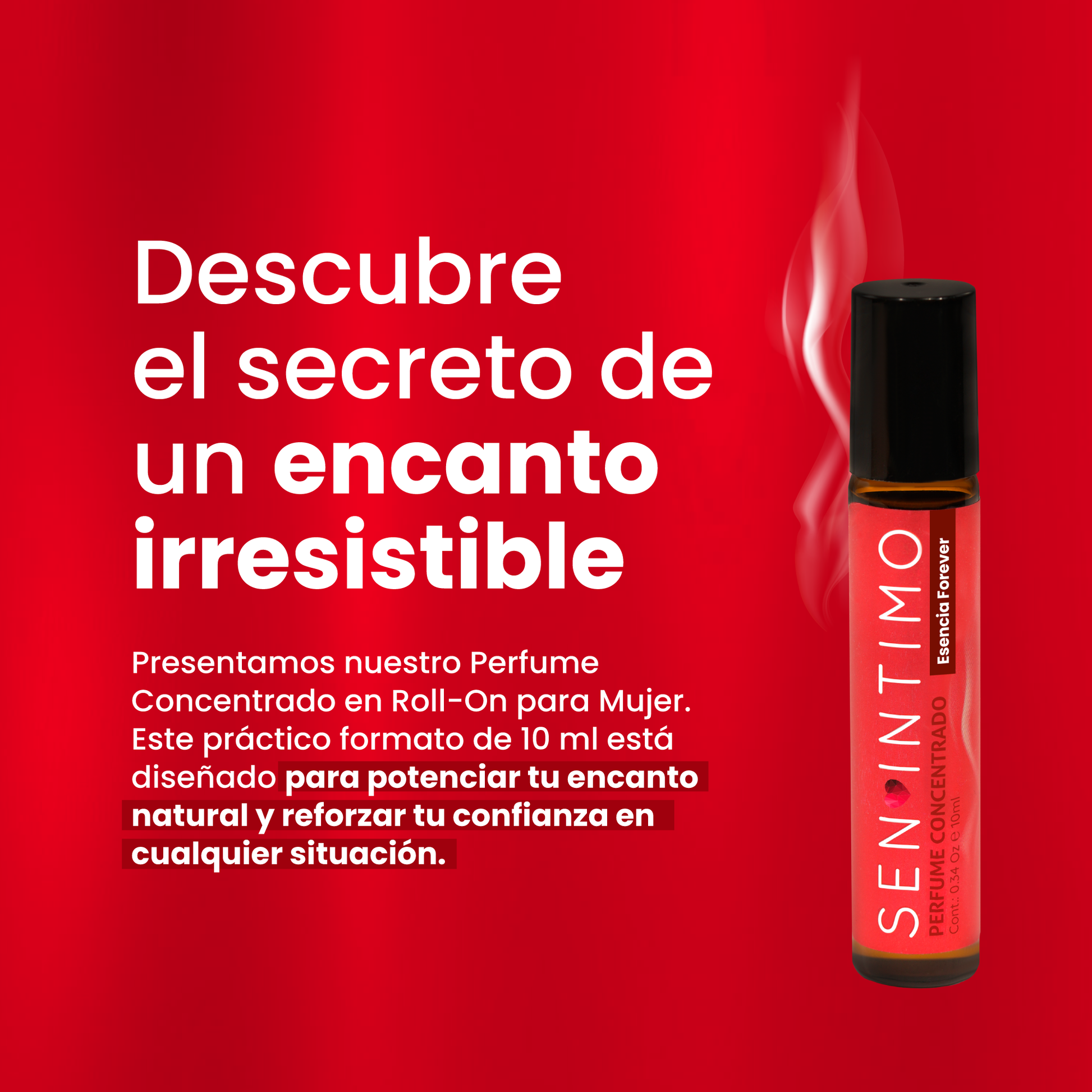 Perfume Attract Esencia Forever para Mujer Roll-On Sen Íntimo - alta concentración aroma sutil efecto prolongado