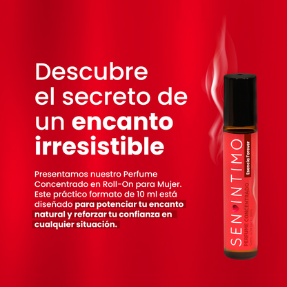 Perfume Attract Esencia Forever para Mujer Roll-On Sen Íntimo - alta concentración aroma sutil efecto prolongado