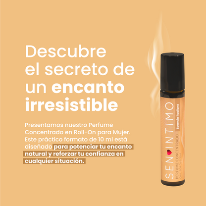 Perfume Attract Esencia Radiant para Mujer Roll-On Sen Íntimo - descubre el secreto de un encanto irresistible