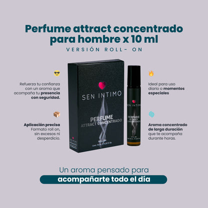 Un aroma pensado para acompañarte todo el día — refuerza confianza · aplicación precisa · uso diario o momentos especiales · aroma concentrado larga duración